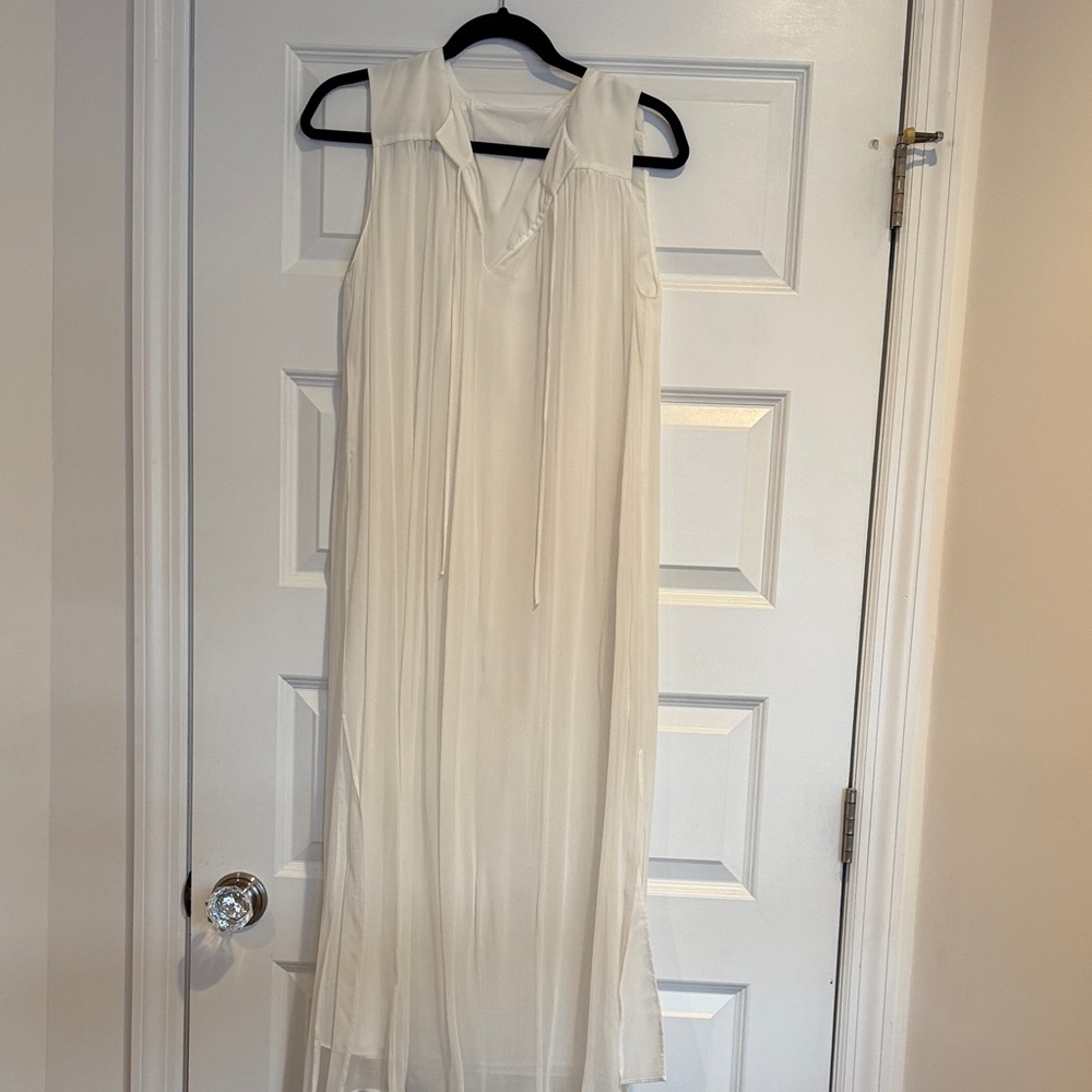 Zara White Maxi Dress
